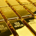 Gold bullion bullion Gold bar shut